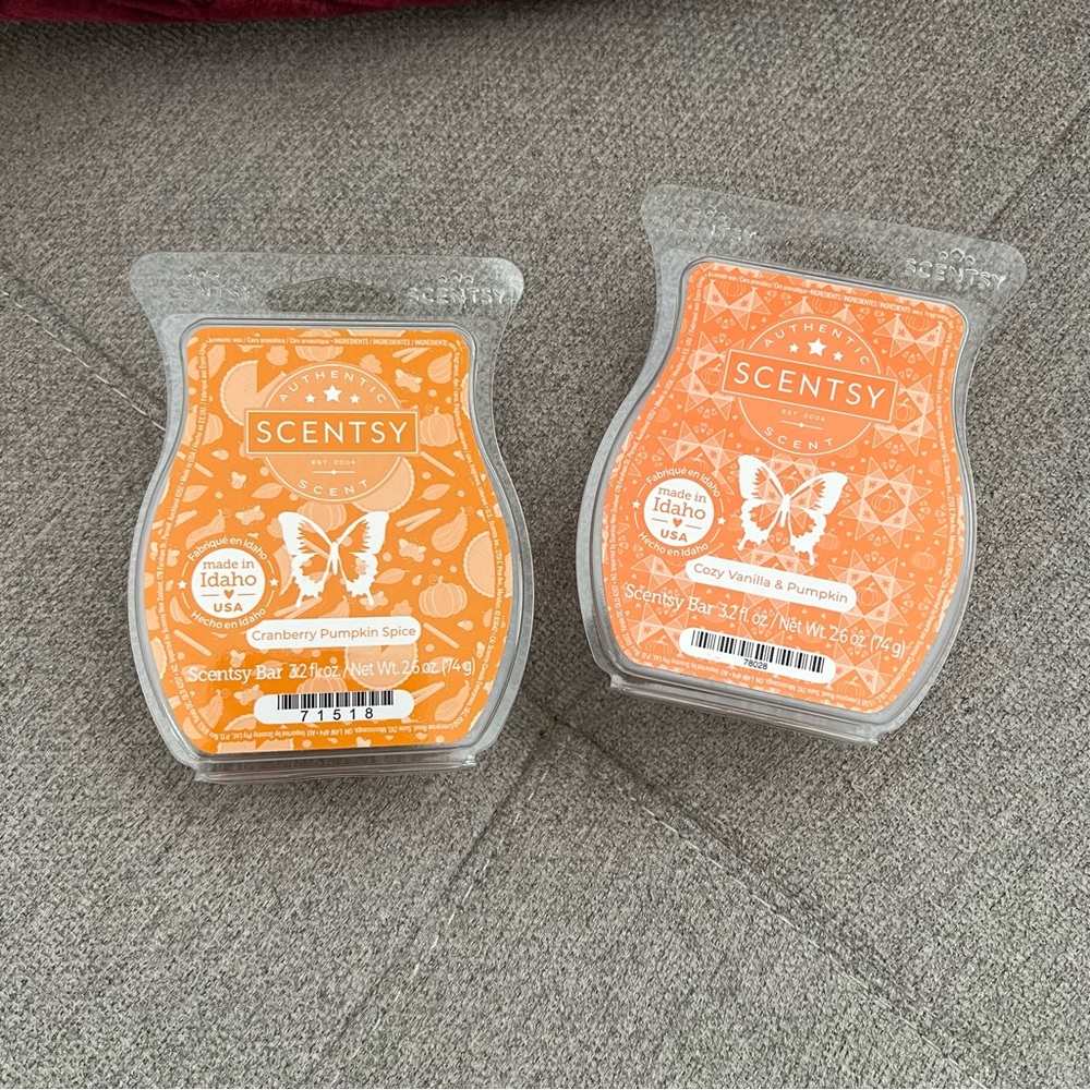Scentsy pumpkin wax bars